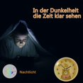 thumbnail image 4 of Rveil Enfant Garon Fille,Reveil Enfant Analogique,Silencieux sans tic-tac Rveil,Petit Rveil Quartz De Voyage Lger,avec Snooze Et Lumire, Piles,Rveil, 4 of 5