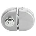 thumbnail image 3 of Door Hardware Parts,10‑12mm Thickness Glass Door Stainless Steel Door Lock Door Lock Precision Engineered, 3 of 8