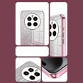 thumbnail image 2 of Compatible with Realme 12pro / 12 pro plus Case, Clear Glitter Electroplating Hybrid Protective Phone Cover, Slim Transparent Anti-Scratch Shock Absor, 2 of 5