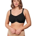 thumbnail image 2 of Jelly Bras for Women Padded Bra Posture Bras Plus Size Bras Supportive Bras Bralettes for Women Soft Intentions Jelly Wireless Bra Wide Comfortable Straps Supportive Lift And Shape Bra Black, 2 of 9