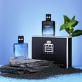 thumbnail image 2 of Coffret Cadeau de Parfum pour Hommes, Parfum durable, cologne Authentique gentleman Bleu Océan, 2 of 4