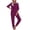 Cherry Red, variant on Ekouaer Pajamas Set for Women Soft Comfy Pjs Sets Long Sleeve Sleepwear Loungewear