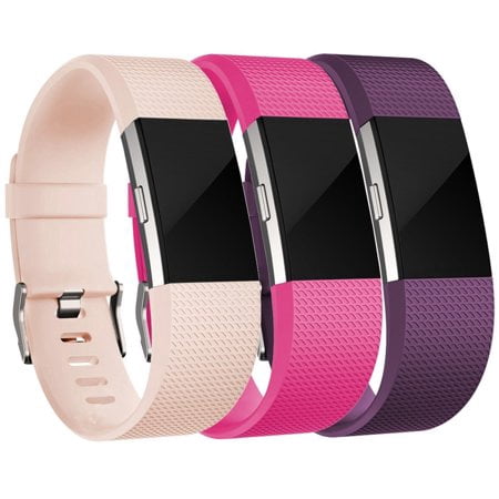 For Fitbit Charge 2 Bands(3Pack), Noctflos Replacement Accessory Wristbands for Fitbit Charge 2 HR, Small (Fitbit Charge Hr Small Best Price)