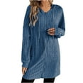 thumbnail image 6 of Women Lightweight Cardigan Sweater Long Sleeve Open Front Knit Fall Thin Long Cardigan with Pockets Casual Loose Duster, 6 of 7