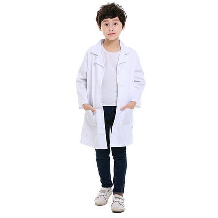 TOPTIE Kids Unisex Lab Coat Uniform, Doctor Role Play