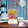 thumbnail image 1 of Tarjeta de 3D, tarjeta de felicitación de cumpleaños, celebración romántica de niñas y niños, tarjetas de cumpleaños para esposa,, 1 of 8