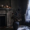 thumbnail image 4 of Halloween Artificial Thistle Stem Gothic Twig Branch for Vase Arrangements, 4 of 7