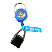 Premium Lighter Leash Retractable Lighter Holder - Assorted Colors - 30 Pack