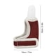 thumbnail image 4 of Protector de dedo de silicona para bebé, tamaño ajustable transpirable, evita chupar la cubierta del pulgar, color rojo, 4 of 8