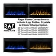 thumbnail image 3 of Moda Flame LW2028CRV-MF 28 in. Curved Ventless Heater Electric Fireplace Insert, 3 of 6