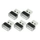 thumbnail image 1 of 5uds Blanco USB LED Noche Luz Coche Interior Decoración Portátil, 1 of 1