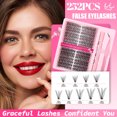 thumbnail image 2 of Kit De Extensión De Pestañas, Kit en Racimos Curl 8-16mm Mixtas DIY Extensiones de Pestañas para Mujeres, 2 of 5