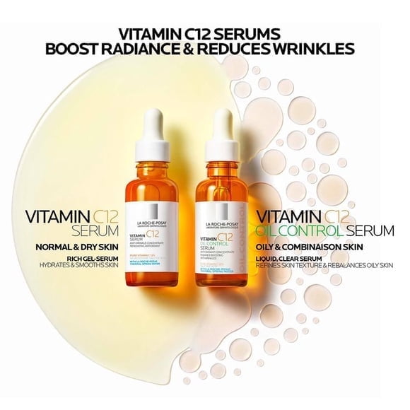 2Pack of Serum La Roche-Posay Pure Vitamin C12 Oil Control 30ml