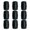 Type A, variant on 9Pcs Guitar Stand Leg Pad for Microphone Rubber Mic Holder Foot Pad Mic Stand Guitar Holder Foot Protectors Replacement