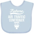 thumbnail image 3 of Inktastic Future Air Traffic Controller Boys or Girls Baby Bib, 3 of 4