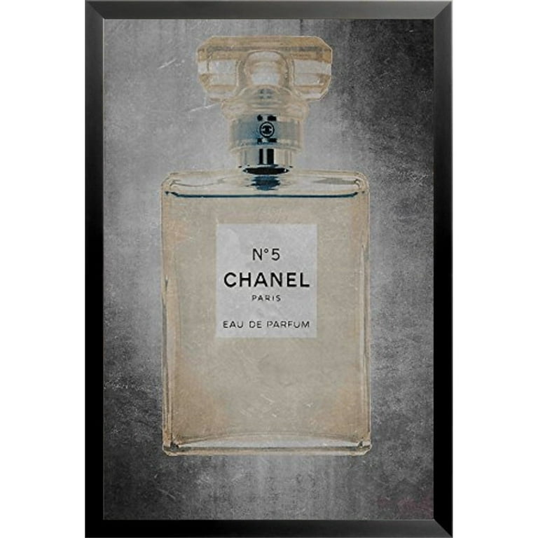 Buy Art for Less 'Chanel No 5' Framed Vintage Advertisement, Beige