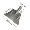 thumbnail image 3 of Ice Scraping Head Ice Chopper Head Heavy Duty Garden Cleaning Scraping Tool Snow Spade for Patio Roads Farms Driveway Garages, 3 of 7