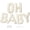 Cream - Oh Baby, variant on 40 Inch Cream White Sand Love Balloons - Letter for Valentines Day, Ivory Alphabet Balloons for Lovers Couple Propose Wedding Marriage Anniversary Party Decorations