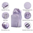 thumbnail image 5 of CHAOYUNYI Water Bottle Holder with Strap for 25/32/40/64 oz, Carrier Sling Bag with Phone Pocket Water Bottle Sleeve for Men Women Hiking Camping Travelling, 5 of 7