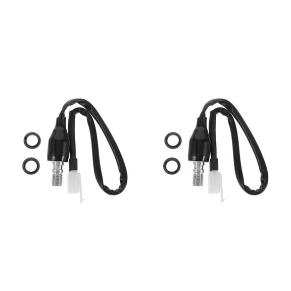 Masteelf 2pcs Motorcycle Rear Brake Light Switch Hydraulic Pressure Switch for Brake System for Motorcycle Scooters ATVs Motorcycles Brake Line Kit Switch