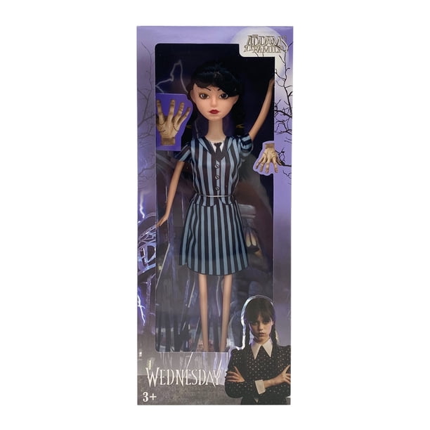 Plush Doll 11.5 Inch Doll With Gift Box Black Dress Heels And Hair Perfect Toy Gift For Girls And Fans