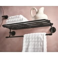thumbnail image 2 of Moen Dn0794 Iso 26-15/16" Stainless Steel Towel Rack - Black, 2 of 5