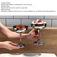 thumbnail image 3 of Copa De Helado De Acero Inoxidable, Forma De Copa única, Para Postre, Yogurt, Ensalada De Frutas, Tamaño Compacto Para Almacenamiento, Taza De Postres Para Servir Con Diseño, 3 of 7