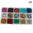 thumbnail image 4 of Bracelet Making Beads DIY 2025PCS Small Beads Pony Beads with Elastic String, 4 of 10