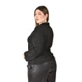 thumbnail image 3 of Saco tipo tweed con botones Roman Fashion /Tallas Extras, 8056 (Negro) negro 42, 3 of 6