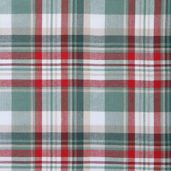 St Nicholas Square Evergreen Lane Christmas Plaid Tablecloth 60x102 Oblong
