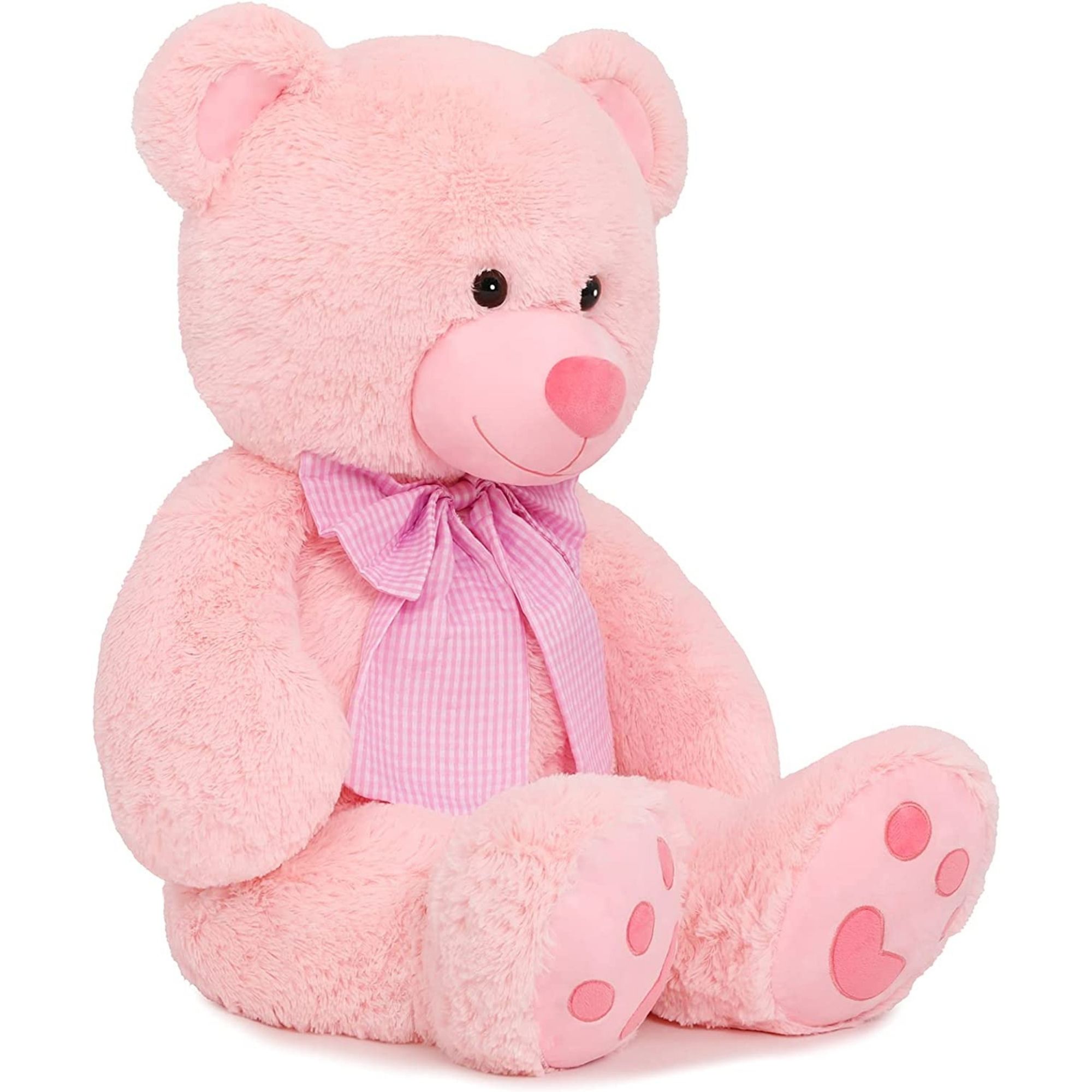 Morismos 4-Foot Pink Giant Teddy Bear Plush photo 7