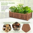 thumbnail image 4 of Amijoy Raised Garden Bed, 46" x 24" x 16" Wooden Planter Box with 4 Drainage Holes, Raised Garden Bed for Vegetables, Flowers, 4 of 8