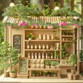 thumbnail image 5 of 8 enredaderas en miniatura para casa de muñecas: mini enredaderas artificiales con flores para micropaisajes, jardines de hadas, arquitectura, dioramas, paisajes, jardines en miniatura., 5 of 5