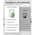thumbnail image 3 of YOTTOY 10 lb Soft Kettlebell — Green, Anti-Slip Grip,Weight for Home Workouts,Safety Guaranteed, 3 of 8