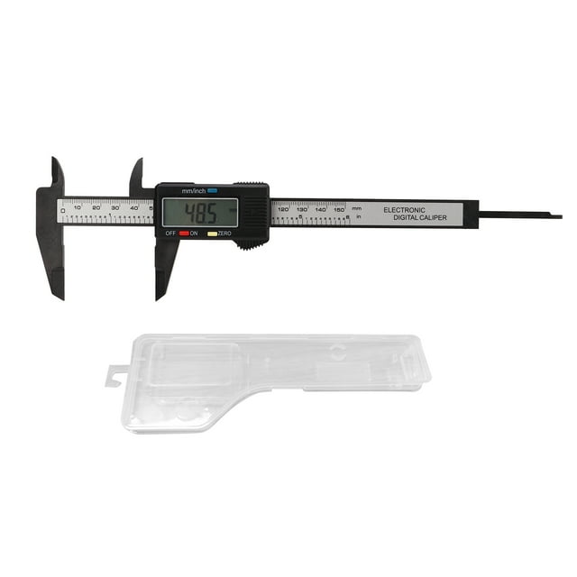 Calibrador Vernier digital Jadeshay de plástico 0,1 mm 0,01 pulgadas A