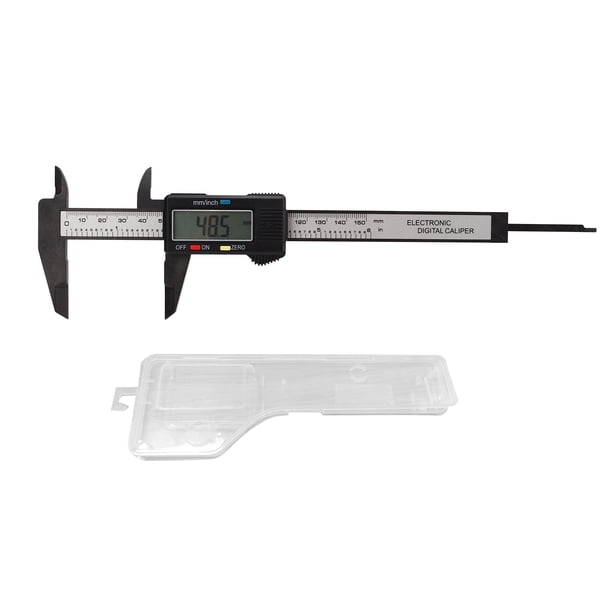 Calibrador Vernier digital Jadeshay de plástico 0,1 mm 0,01 pulgadas A