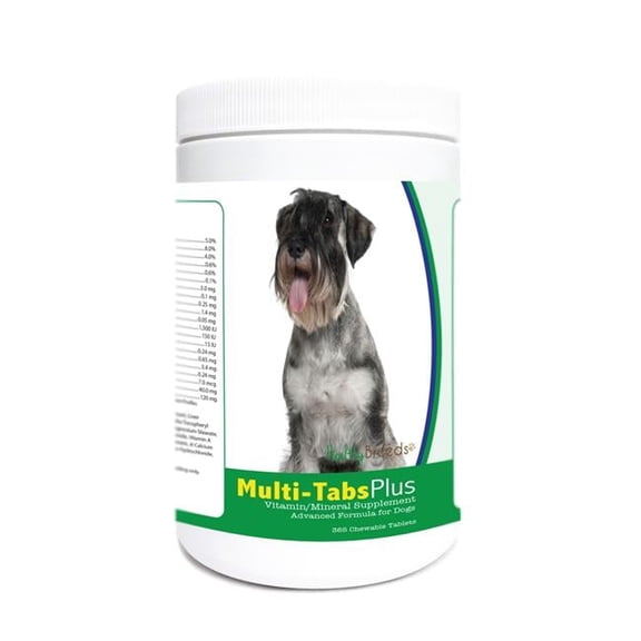 Healthy Breeds 840235178118 Standard Schnauzer Multi-Tabs Plus Chewable Tablets - 365 Count