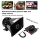 thumbnail image 3 of Alarma Ruidosa Alarma De Advertencia De Coche Kits De Bocina De Incendio 9 Sonidos Con Altavoz Megáfono 130dB 200W, 3 of 7