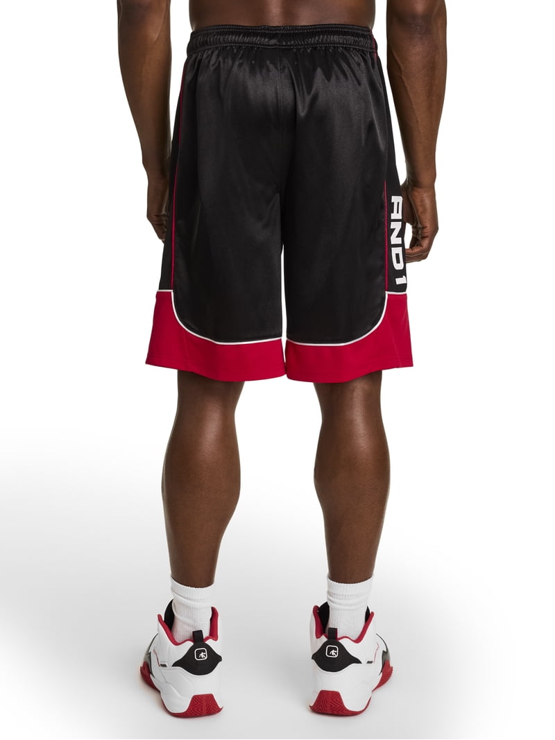 AND1 Men's and Big Men's All Court Colorblock Short, 11