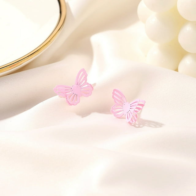 Fiudx Pendientes de Moda, Diseño Tridimensional Hueco, Tachuelas de Aleación Ligeras, Fáciles de Poner y Quitar, Perfectos para Looks Diarios, Gran Regalo para Mujeres, Precio Competitivo.