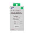 thumbnail image 6 of Onn 10ft USB-C to USB-C Braided Charging Cable, USB-IF Certified, White - Compatible with iPhone, Samsung, Pixel, iPad Pro, 6 of 8