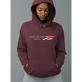thumbnail image 2 of Coney Island Sailing Boat Banner Hoodie Women -Image by Shutterstock, Female Large, 2 of 4