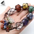 thumbnail image 4 of PULLIMORE 7 Chakra Natural Crystals Gemstone Reiki Tassel Hanging Stones Ornaments Car Wall Window Home Decor, 4 of 8