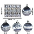 thumbnail image 2 of 12pcs Velvet And Crystal Christmas Ball Ornament Set – Great for Christmas Tree Hanging Decor, Home Party Ornaments, Winter Festive Decorations to Bring Cheer to Your Holiday Space, 2.36in, C, 2 of 5