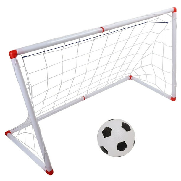 Portería de Fútbol ANGGREK Conjunto de Poste de red Regalos para Niños Mini para Entrenamiento en el patio Trasero fútbol para Niños al Aire Libre en Interiores con