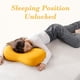 thumbnail image 4 of Fiudx Liquidación de ofertas flash Almohada para el vientre de gatos, almohada con protección para el cuello, núcleo para ayudar a dormir, almohada cervical tejida, almohada con memoria súper suave,, 4 of 7