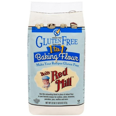 Bob's Red Mill Gluten Free 1-To-1 Baking Flour 22 oz. (4 (The Best Flour For Baking)