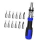 thumbnail image 3 of Destornillador de trinquete de precisión, herramientas de reparación de bricolaje que ahorran mano de obra para electrónica de automóvil Cabeza ajustable azul, 3 of 8