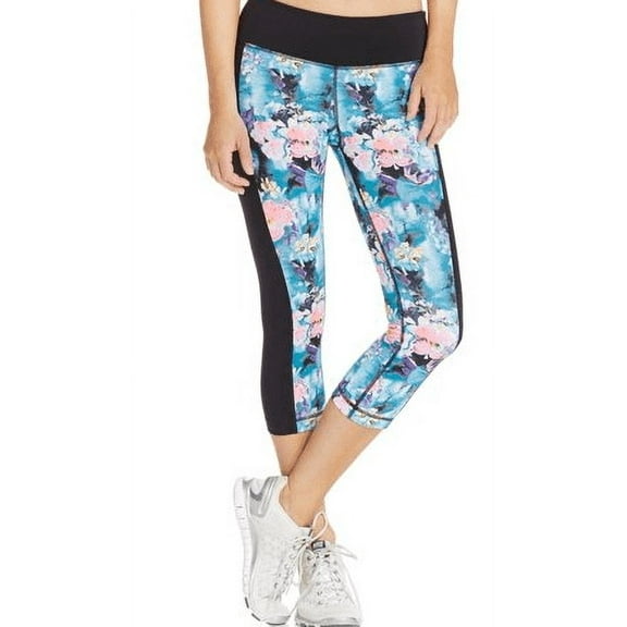 Ideology TROPICAL FLORAL Printed Cropped Leggings, US X-Small