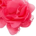 thumbnail image 2 of Offray Hot Pink 4 1/2" Handmade Chiffon Flower, Craft,1 Each, 2 of 10